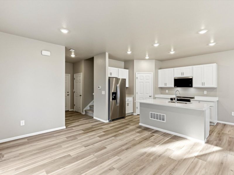Furnished interior view inside a new home in York Station, Thornton (Image 9).