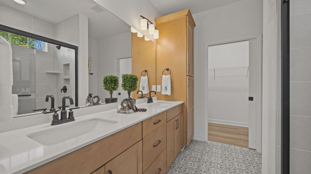 Furnished interior view inside a new home in Village at Maple Leaf Farm, King (Image 18).