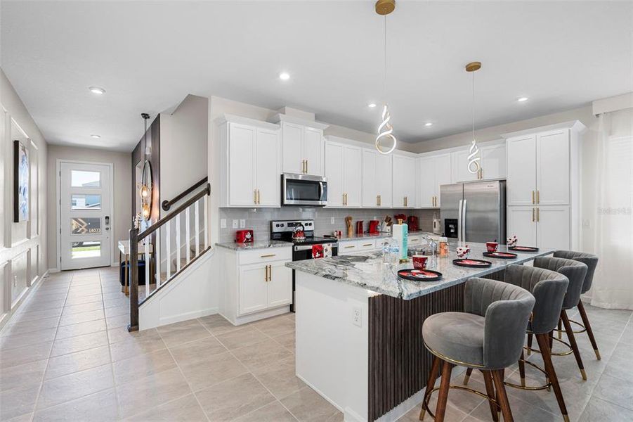 Furnished interior view inside a new home in , Kissimmee (Image 26).
