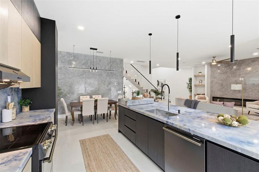Furnished interior view inside a new home in , Safety Harbor (Image 18).