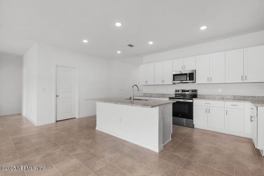 Furnished interior view inside a new home in Coopers Meadow, Jacksonville (Image 9).