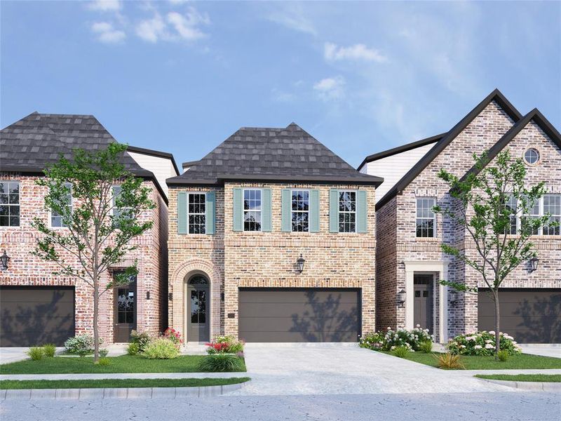 Rendering of the exterior of the home.