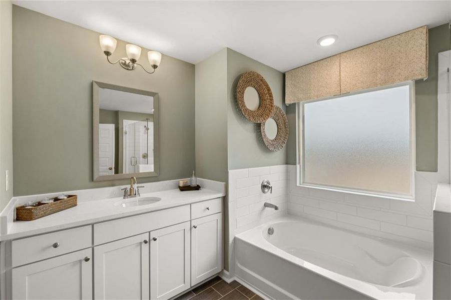 Furnished interior view inside a new home in Westland, Bogart (Image 47).