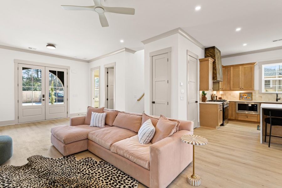 Furnished interior view inside a new home in , Charleston (Image 44). Furnished interior view inside a new home in , Charleston (Image 44).