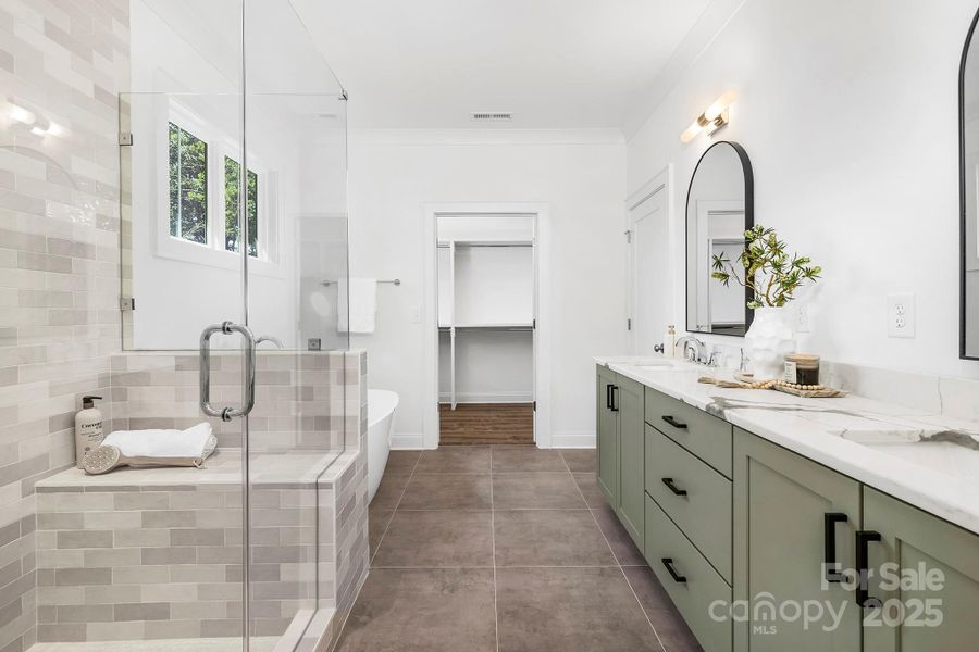 Furnished interior view inside a new home in , Charlotte (Image 22). Furnished interior view inside a new home in , Charlotte (Image 22).