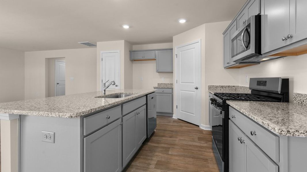 Furnished interior view inside a new home in Fishel Village, Winston-Salem (Image 6).