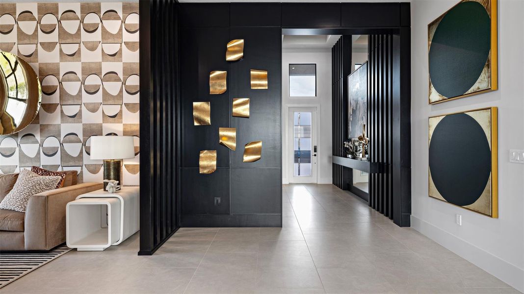 Furnished interior view inside a new home in L'Ambiance at Avenir, Palm Beach Gardens (Image 40).