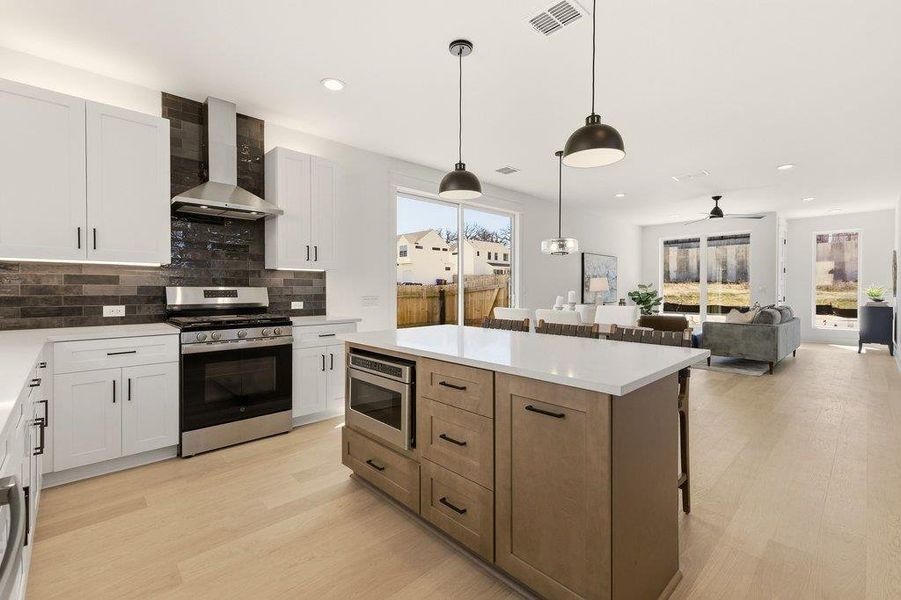 Furnished interior view inside a new home in , Austin (Image 24).
