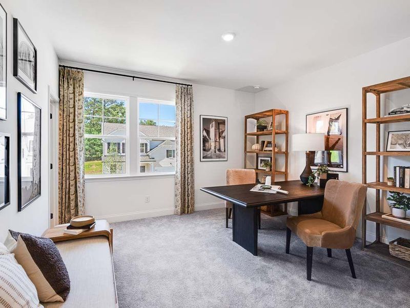 Furnished interior view inside a new home in Bailey Fence, Dacula (Image 9).