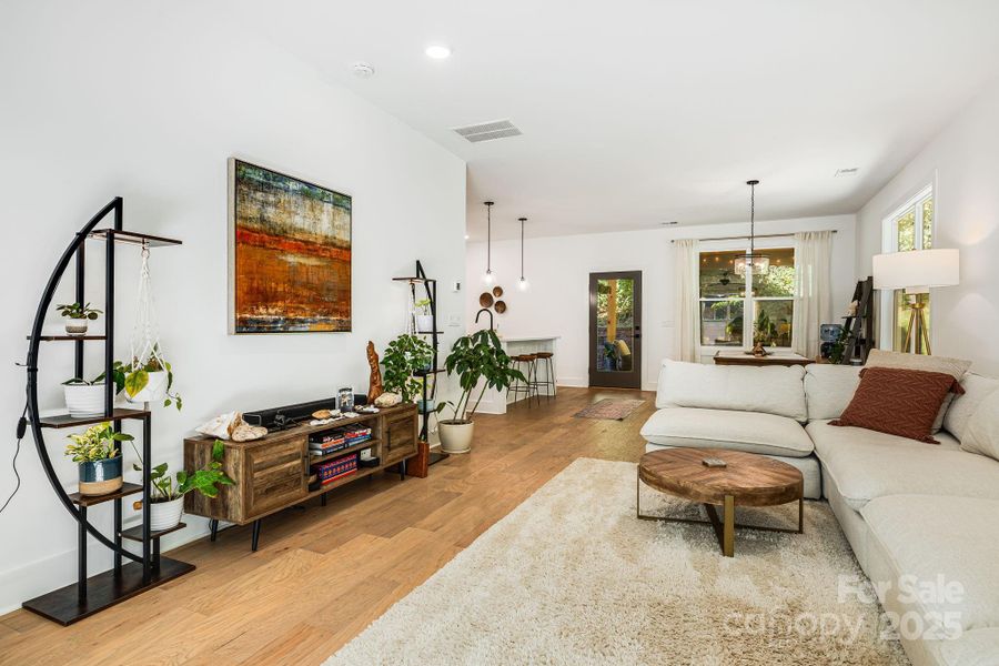 Furnished interior view inside a new home in , Asheville (Image 10). Furnished interior view inside a new home in , Asheville (Image 10).