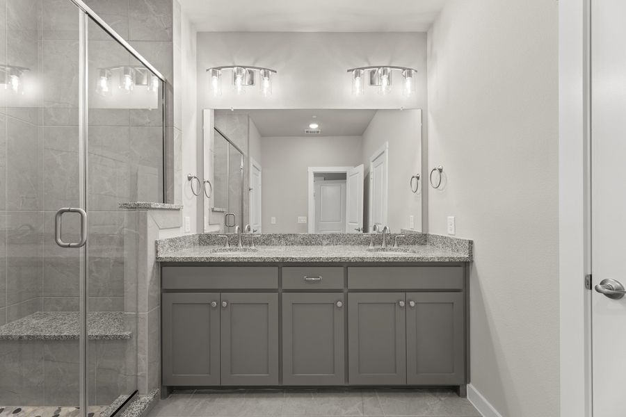 Furnished interior view inside a new home in Wildridge, Oak Point (Image 13).