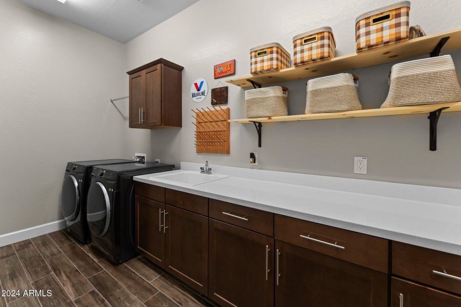 Large laundry room