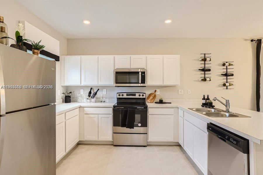 Furnished interior view inside a new home in , Florida City (Image 4). Furnished interior view inside a new home in , Florida City (Image 4).