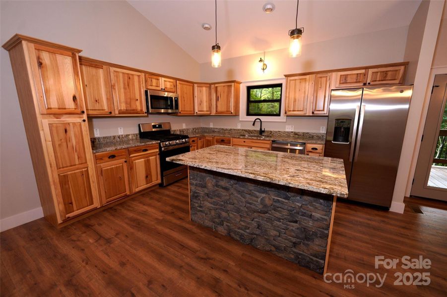 Furnished interior view inside a new home in , Maggie Valley (Image 9).