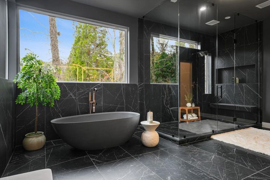 Furnished interior view inside a new home in , Decatur (Image 16).