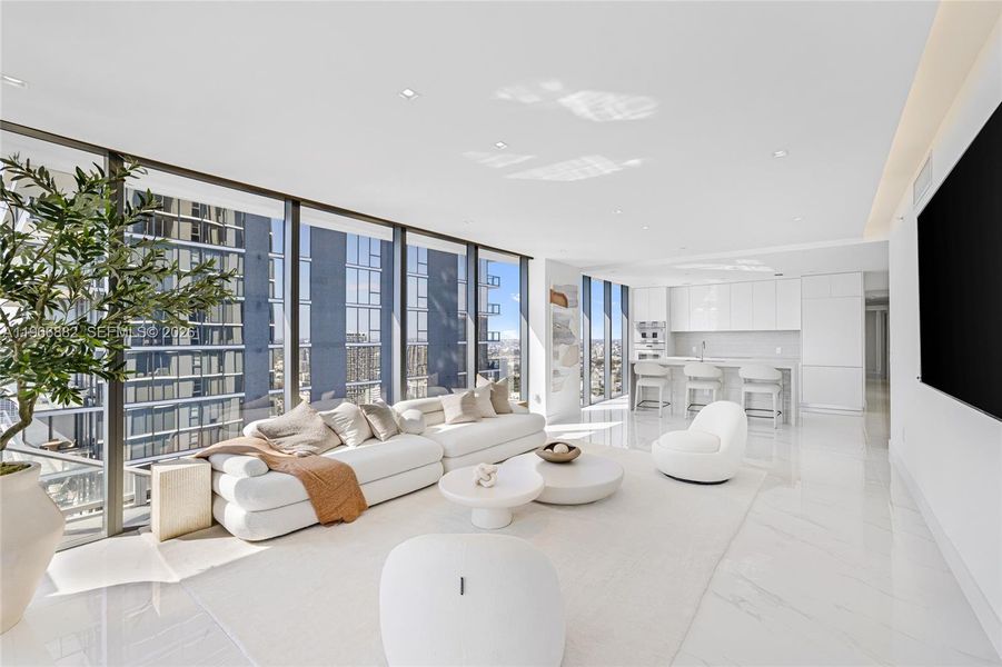 Furnished interior view inside a new home in , Miami (Image 20). Furnished interior view inside a new home in , Miami (Image 20).