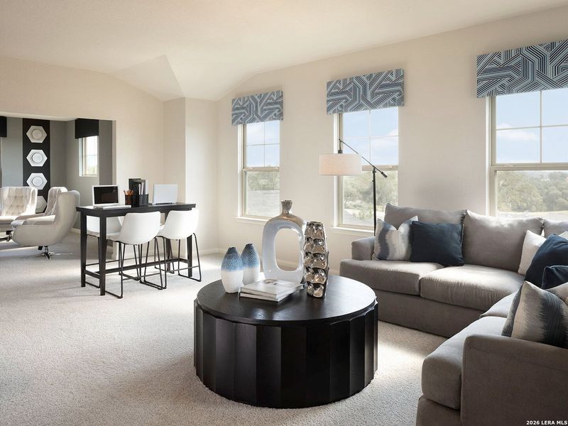 Furnished interior view inside a new home in Arcadia Ridge - Premier Series, San Antonio (Image 10).