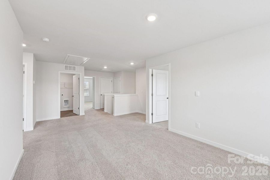 Spacious, unfurnished interior of a new home in The Hamptons at Hickory, Hickory (Image 21).