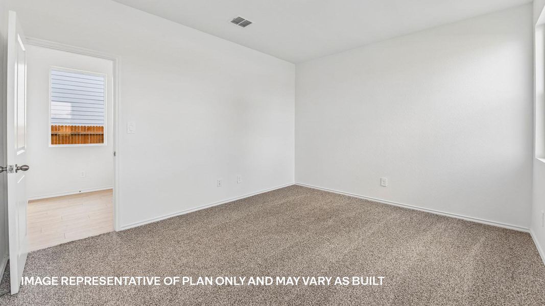 Representative unfurnished interior of a home built from the The Travis by D.R. Horton in Valverde, Bastrop (Image 22).