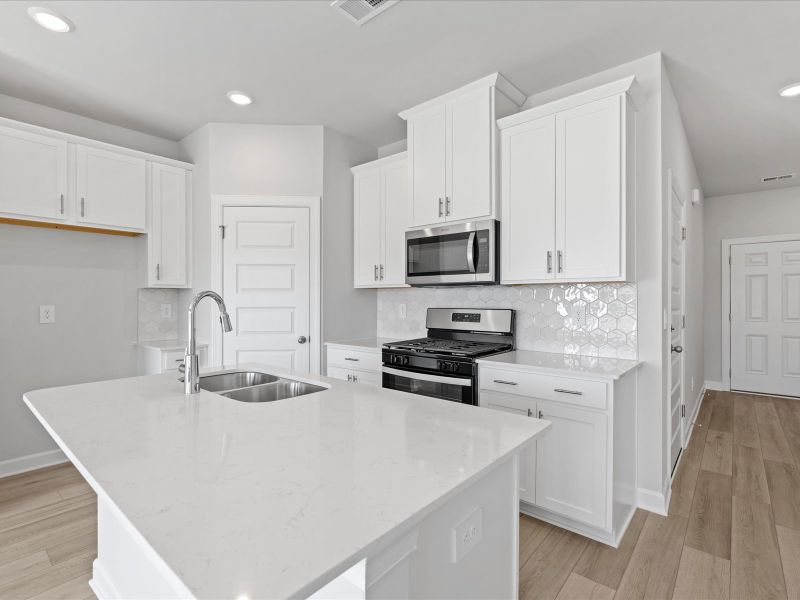 Furnished interior view inside a new home in Valentine Townes, Greer (Image 4).