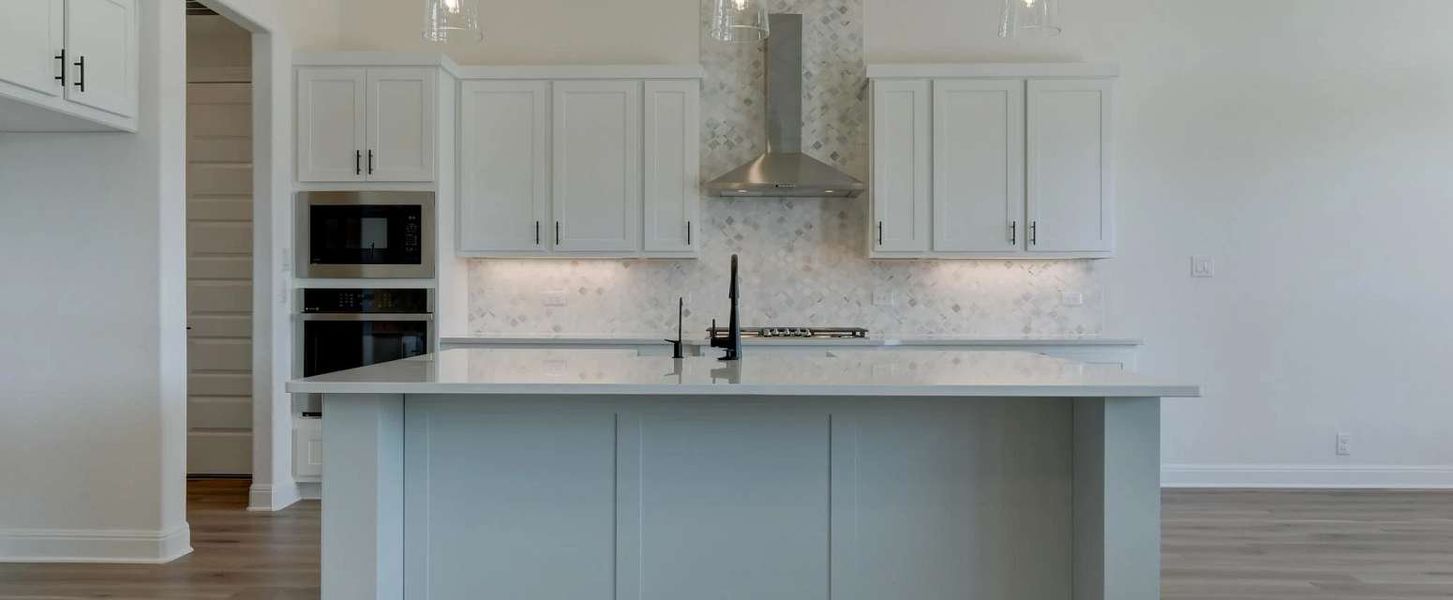 Representative furnished interior of a home built from the Kylie by Ashton Woods in Waldsanger, New Braunfels (Image 3).