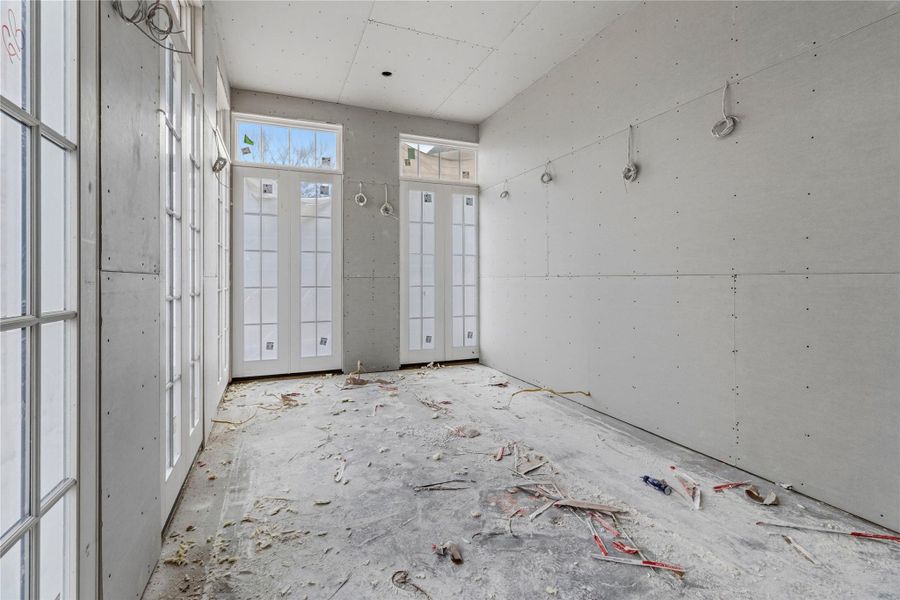 In-progress construction of a new home in , Houston, TX (Image 19).