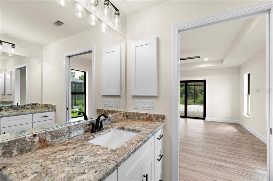 Furnished interior view inside a new home in , Englewood (Image 6). Furnished interior view inside a new home in , Englewood (Image 6).