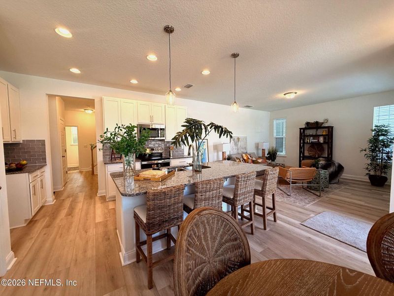 Furnished interior view inside a new home in , Jacksonville (Image 11).