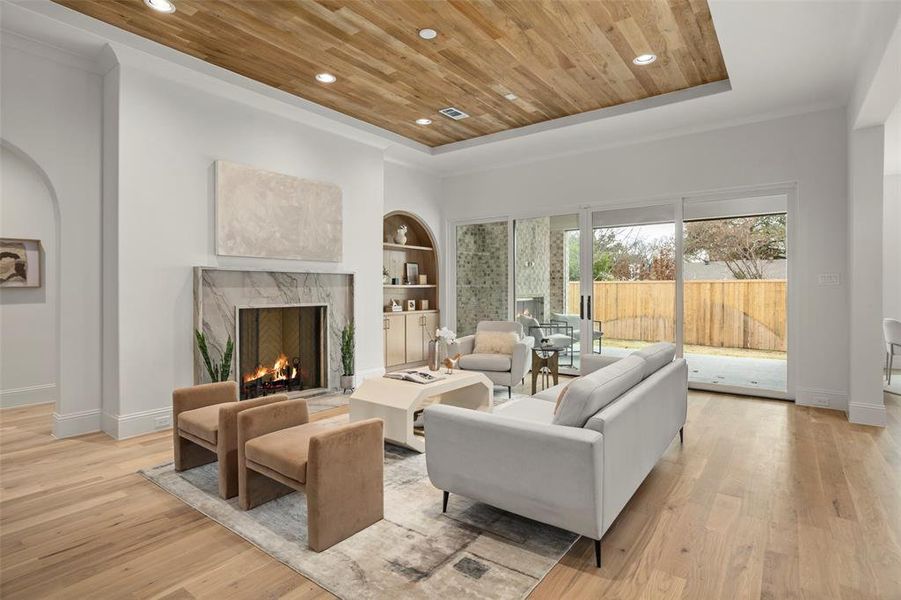 Furnished interior view inside a new home in , Dallas (Image 7).