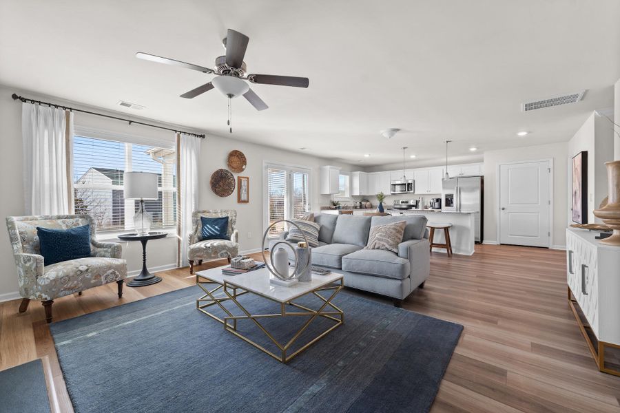 Furnished interior view inside a new home in Six Oaks, Summerville (Image 5).