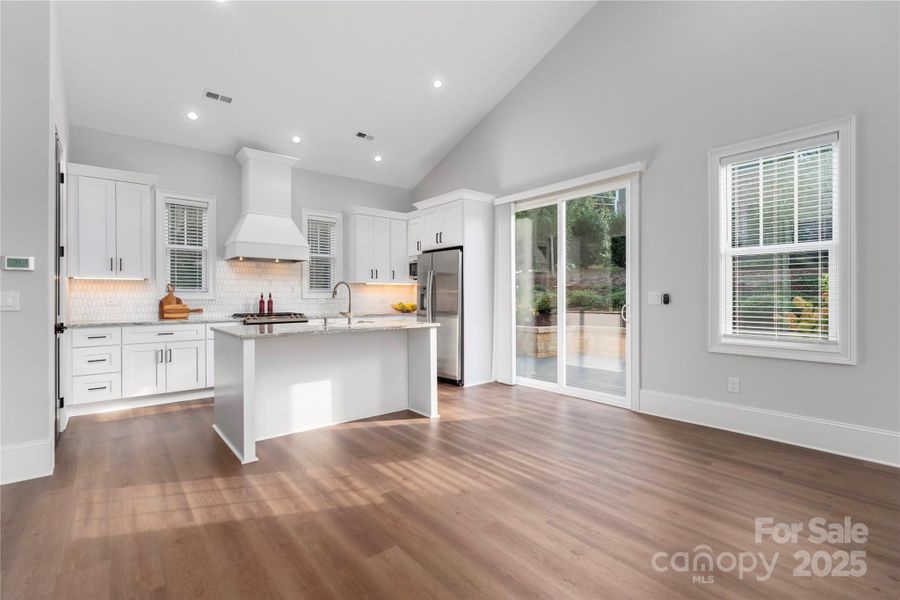 Apartment Dining Area and Kitchen