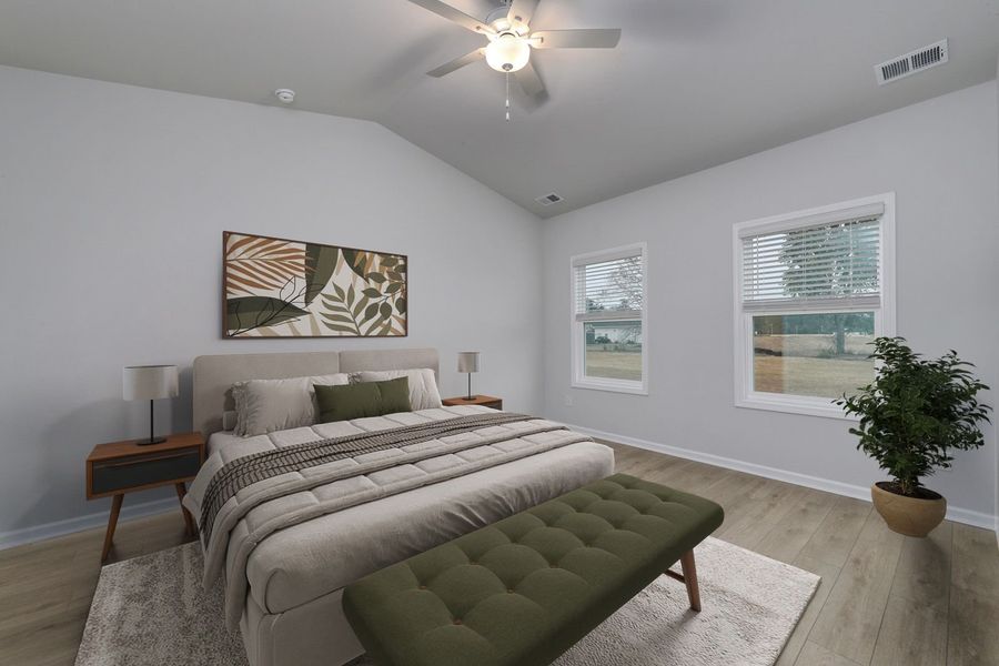 Representative furnished interior of a home built from the Lanier - Genesis Value Collection by Mungo Homes in Allston Park, Calabash (Image 6).