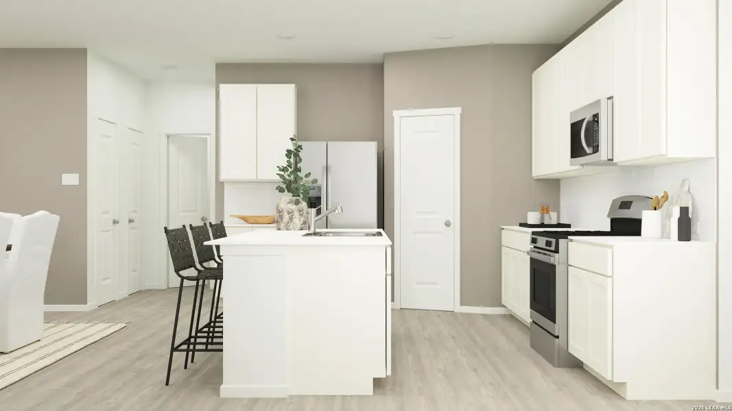 Furnished interior view inside a new home in Navarro Ranch, Seguin (Image 4).