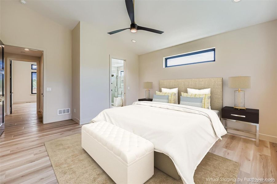 Furnished interior view inside a new home in , Colorado Springs (Image 7). Furnished interior view inside a new home in , Colorado Springs (Image 7).