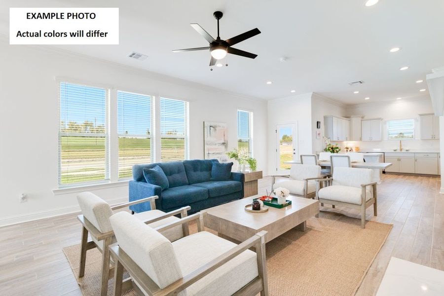 Furnished interior view inside a new home in Natureview, Freeport (Image 4). Furnished interior view inside a new home in Natureview, Freeport (Image 4).