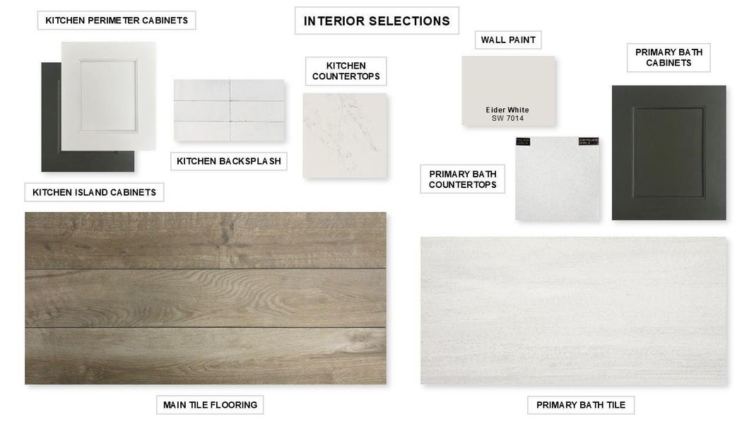 Sample of building materials used in homes in The Grand Prairie, Hockley (Image 8). Sample of building materials used in homes in The Grand Prairie, Hockley (Image 8).