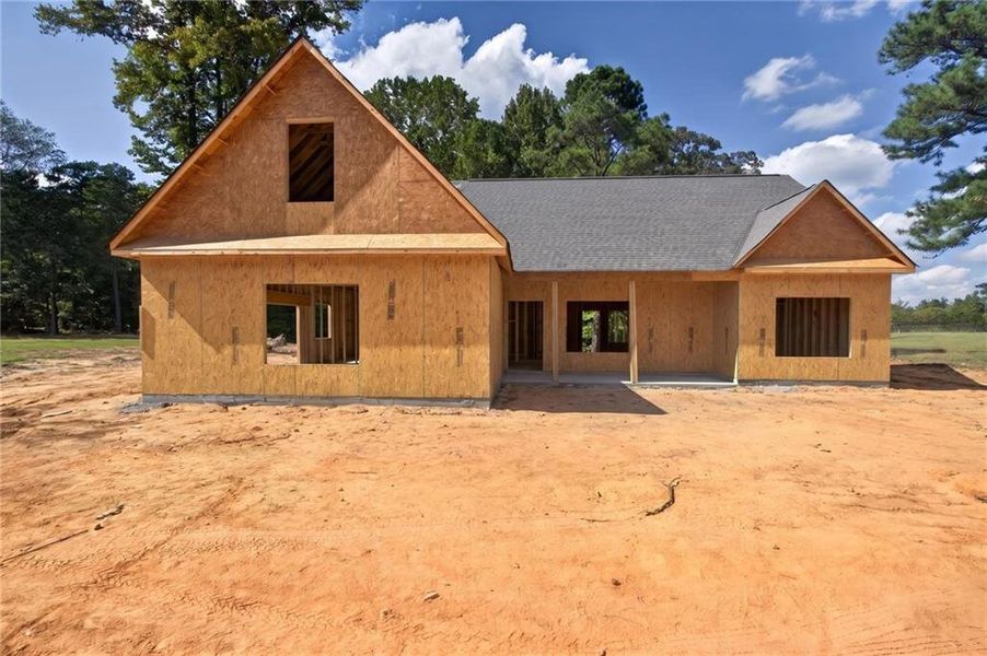 In-progress construction of a new home in , Dallas, GA (Image 29).