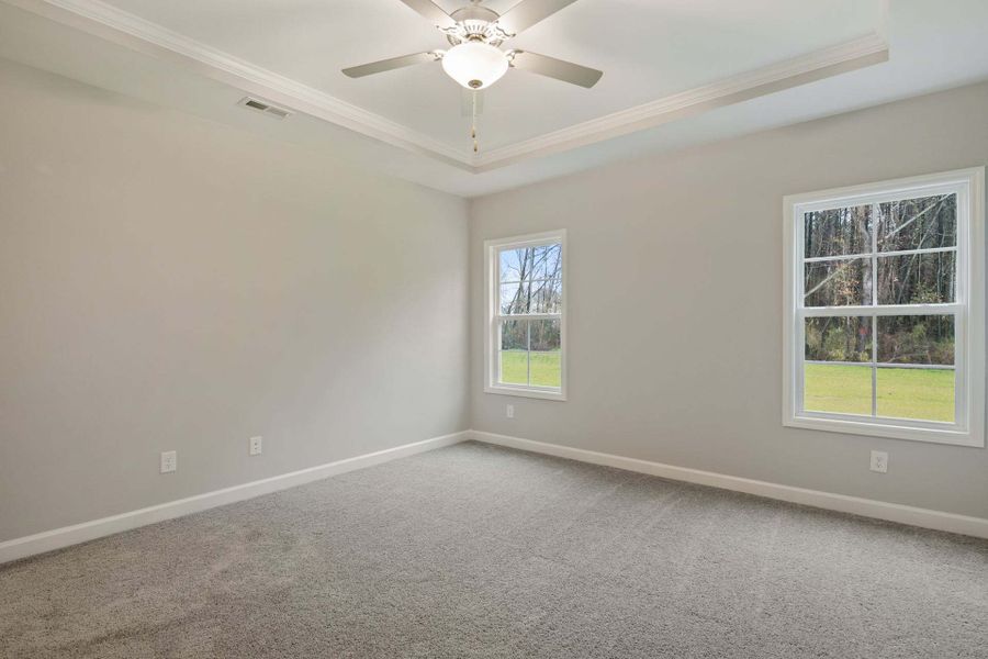 Representative unfurnished interior of a home built from the Garland by Caviness & Cates Communities in Bartlett Manor, Youngsville (Image 211). Representative unfurnished interior of a home built from the Garland by Caviness & Cates Communities in Bartlett Manor, Youngsville (Image 211).