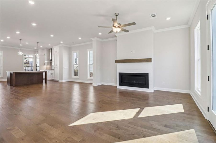 Spacious, unfurnished interior of a new home in Brackley Single Family, Cumming (Image 51). Spacious, unfurnished interior of a new home in Brackley Single Family, Cumming (Image 51).