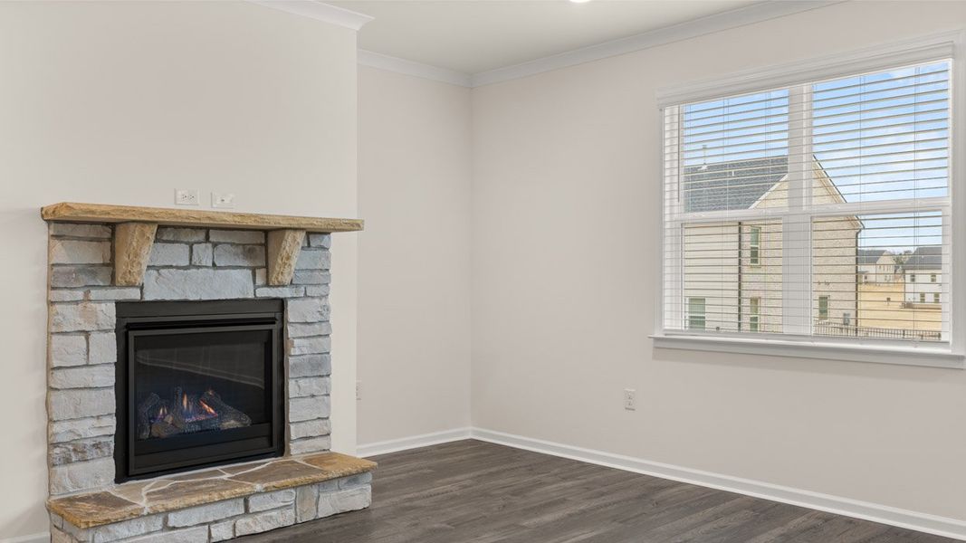 Spacious, unfurnished interior of a new home in The Gates at Pates Creek, Hampton (Image 32).