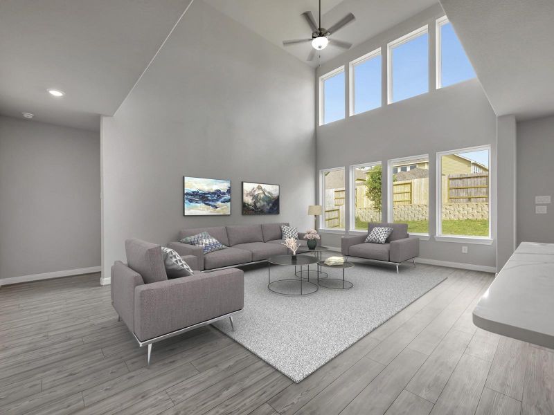 Photo is not of the actual home, but is an inspirational photo of builder’s model home and may depict options, furnishings, and/or decorator features that are not included.