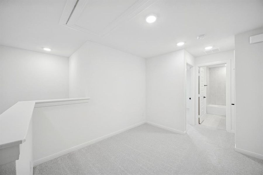 Spacious, unfurnished interior of a new home in Karis - Village Series, Crowley (Image 19). Spacious, unfurnished interior of a new home in Karis - Village Series, Crowley (Image 19).