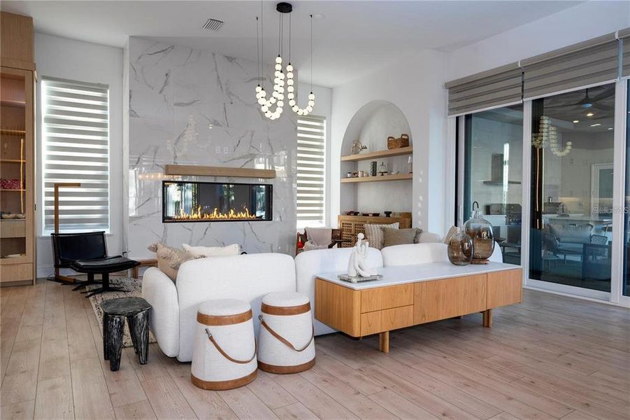 Furnished interior view inside a new home in , Montverde (Image 36). Furnished interior view inside a new home in , Montverde (Image 36).