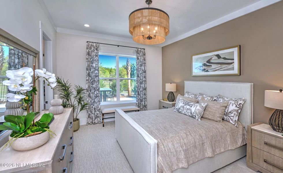 Furnished interior view inside a new home in , Fernandina Beach (Image 32).