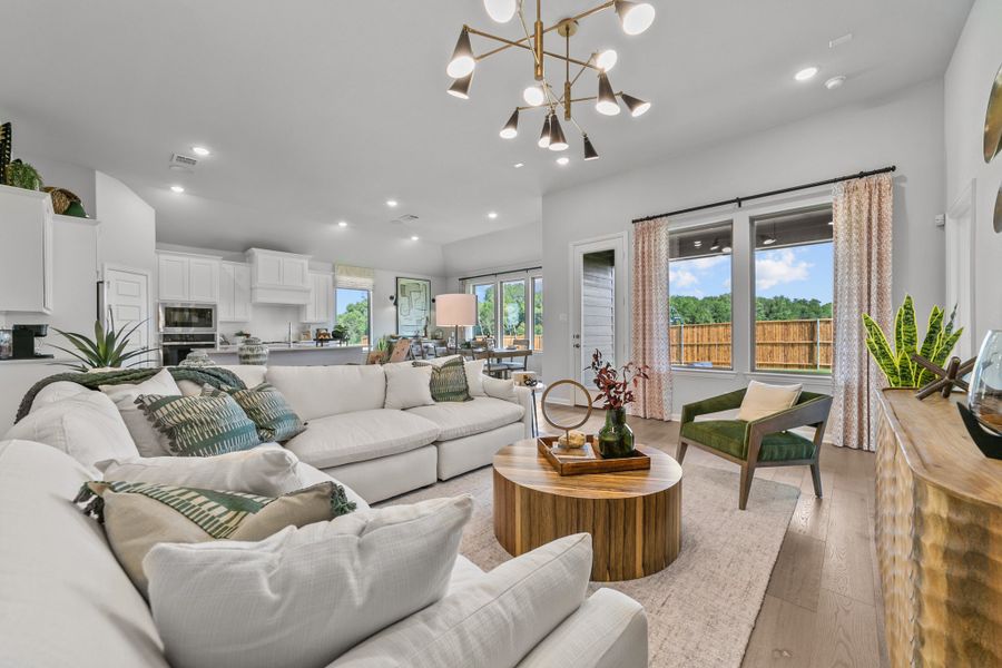 Representative furnished interior of a home built from the Kensington by Cambridge Homes in Tinsley Meadows, Van Alstyne (Image 7). Representative furnished interior of a home built from the Kensington by Cambridge Homes in Tinsley Meadows, Van Alstyne (Image 7).