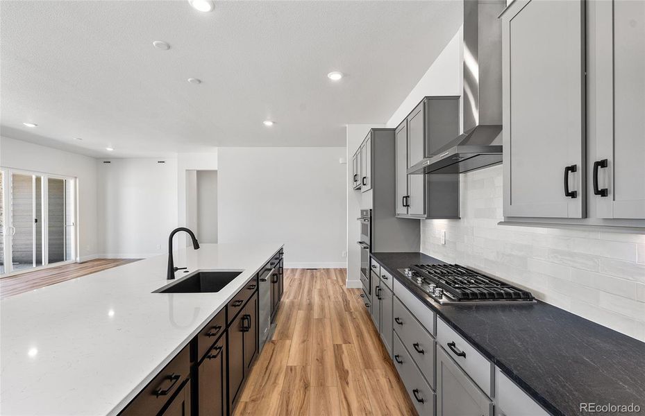 Furnished interior view inside a new home in Hilltop at Inspiration, Aurora (Image 9).
