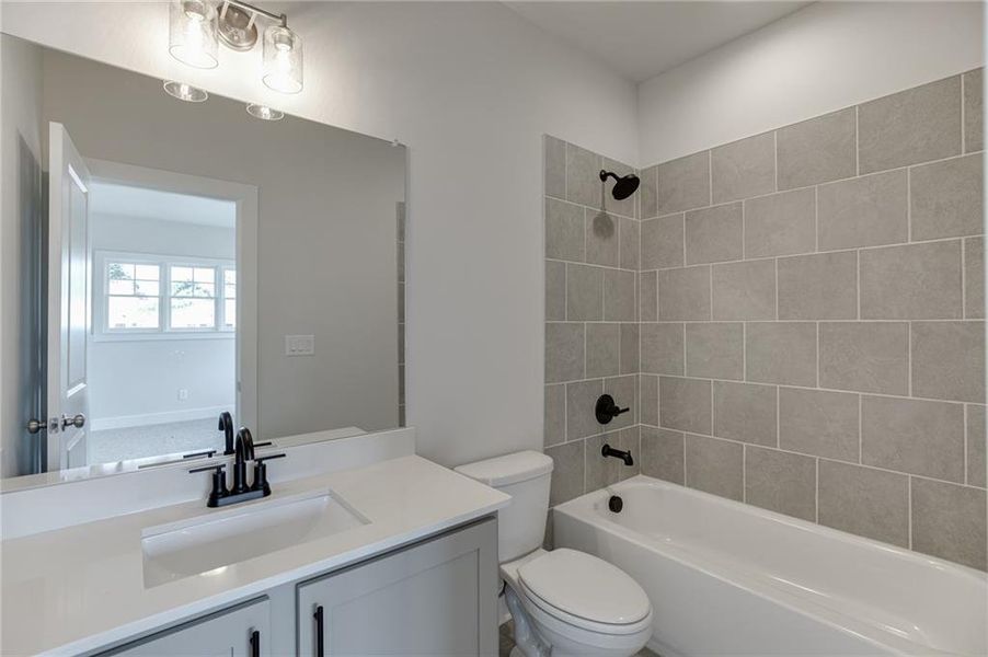 Furnished interior view inside a new home in , Buford (Image 22).