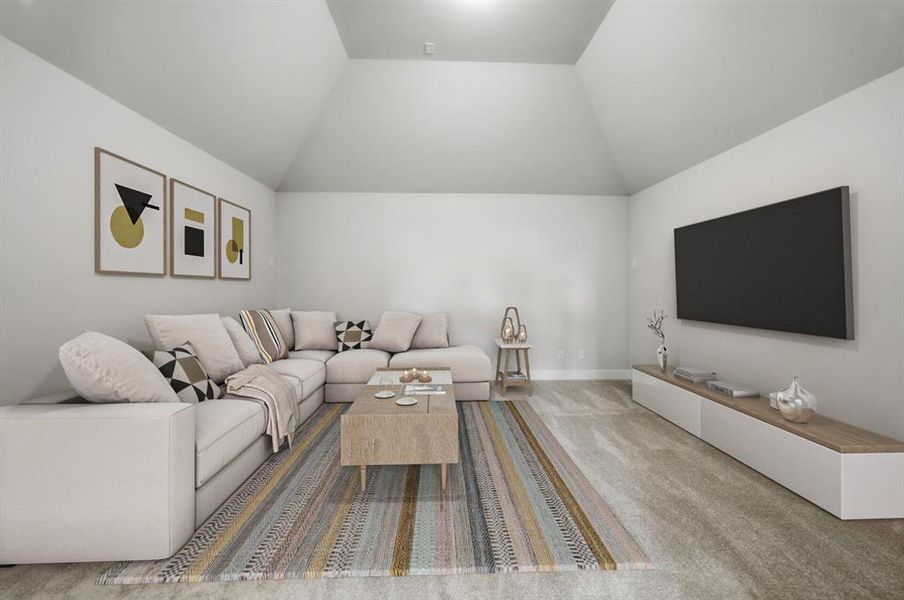 Furnished interior view inside a new home in Quail Hollow, Rockwall (Image 8).