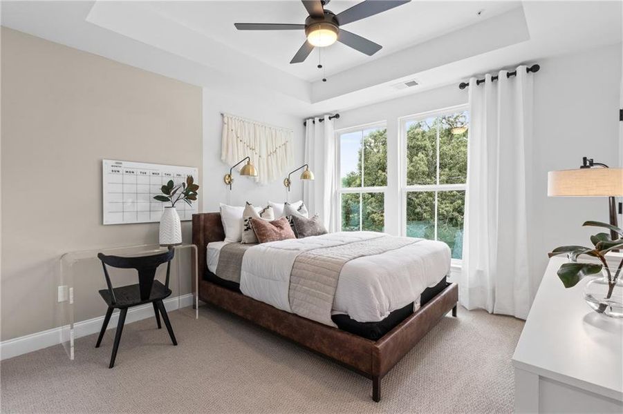 Furnished interior view inside a new home in 1871 Hollywood, Atlanta (Image 23).