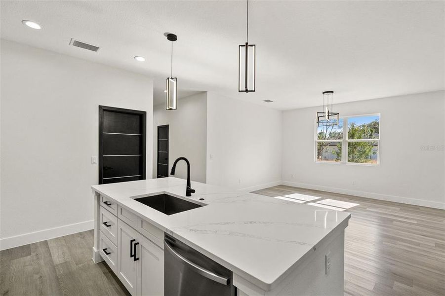 Furnished interior view inside a new home in , Dunnellon (Image 9).